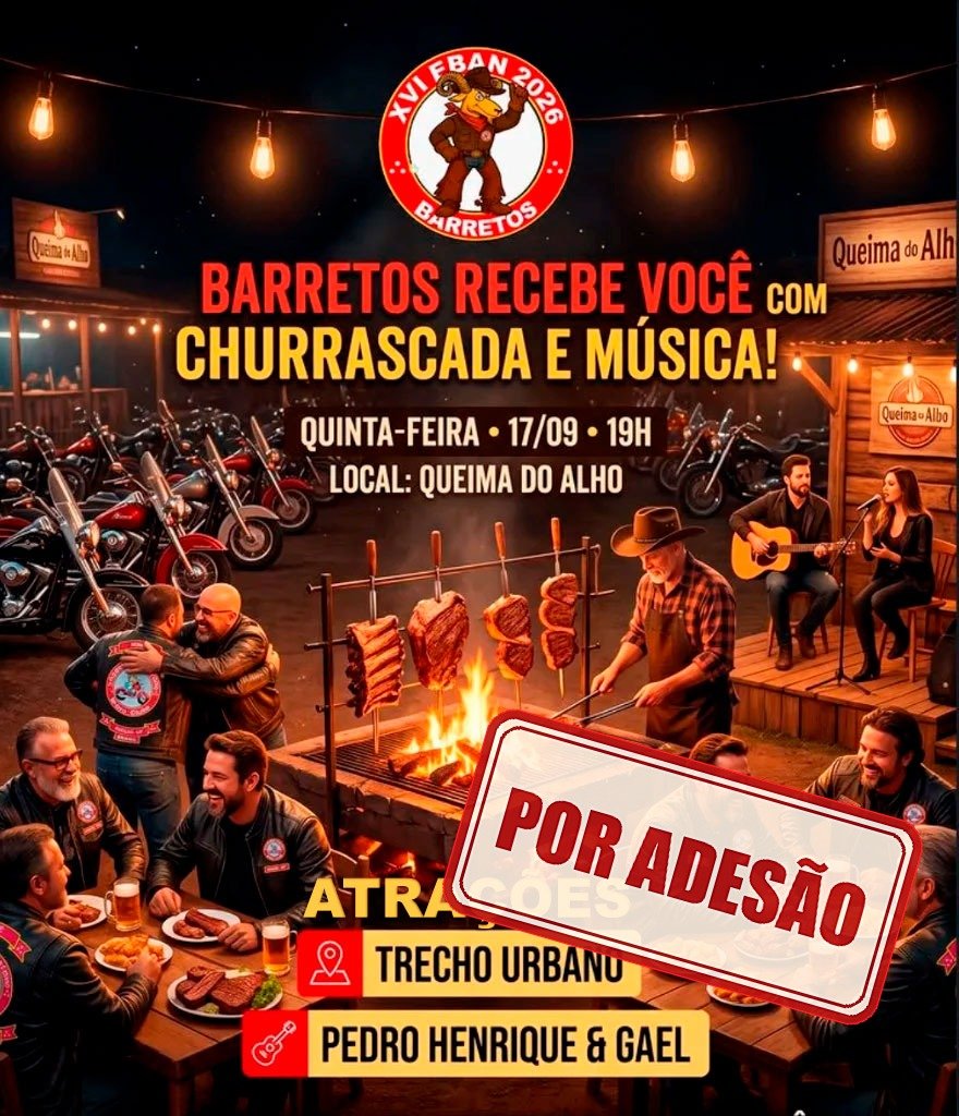 Esquenta XVI EBAN 2026 — Queima do Alho, 17/09 às 19h, por adesão